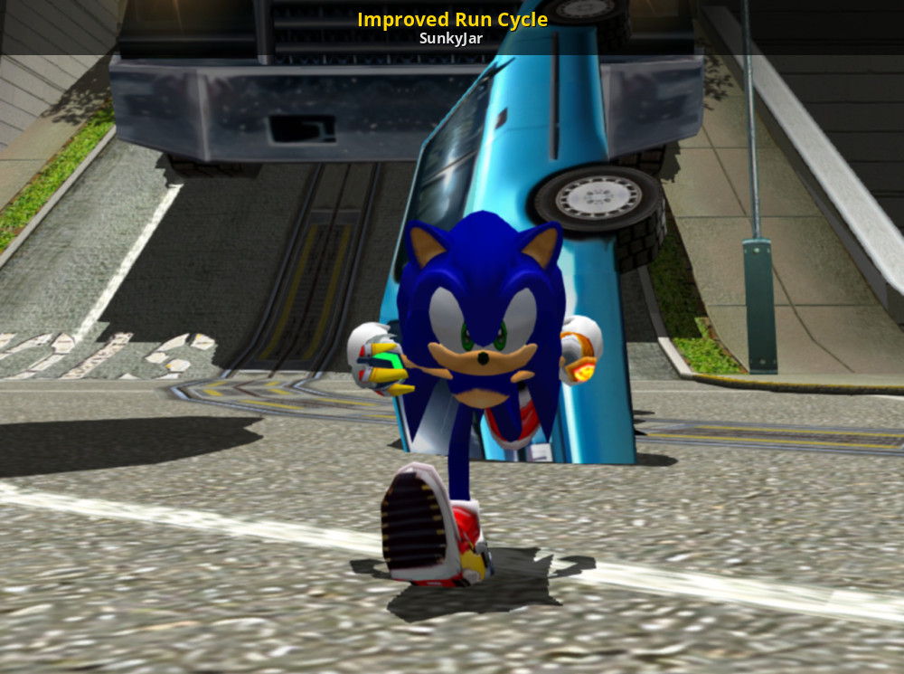 Improved Run Cycle [Sonic Adventure 2] [Mods]