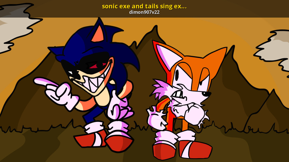 sonic exe and tails sing expurgation [Friday Night Funkin'] [Mods]