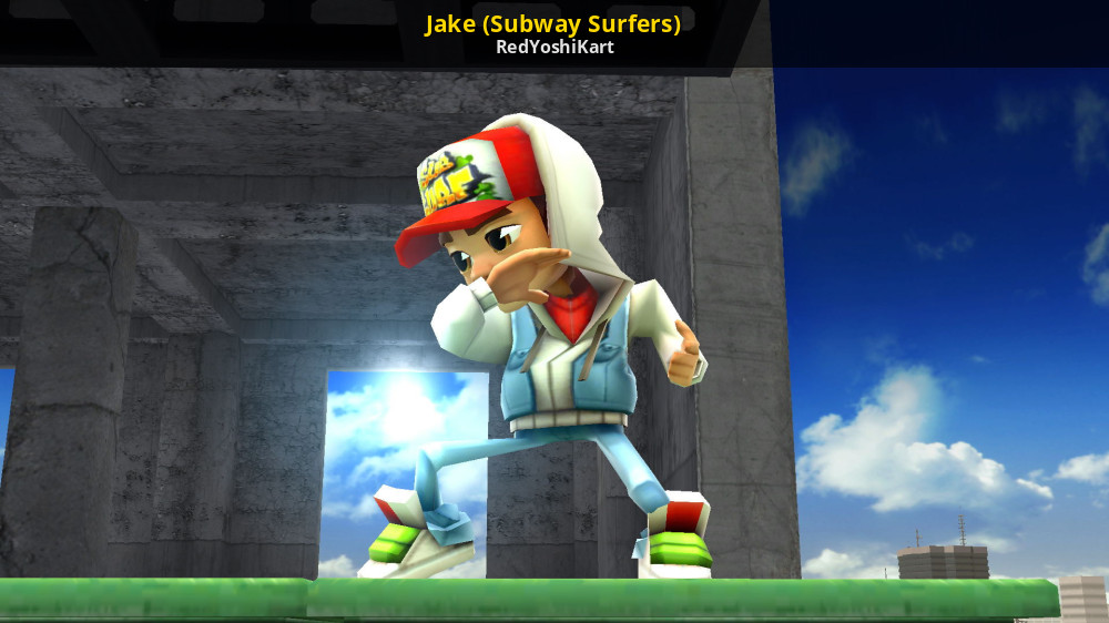 Jake (Subway Surfers) [Super Smash Bros. (Wii U)] [Mods]