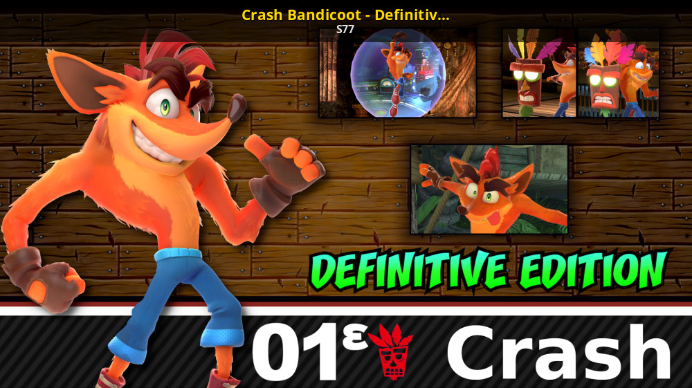 Crash Bandicoot - Definitive Edition [Super Smash Bros. Ultimate] [Mods]