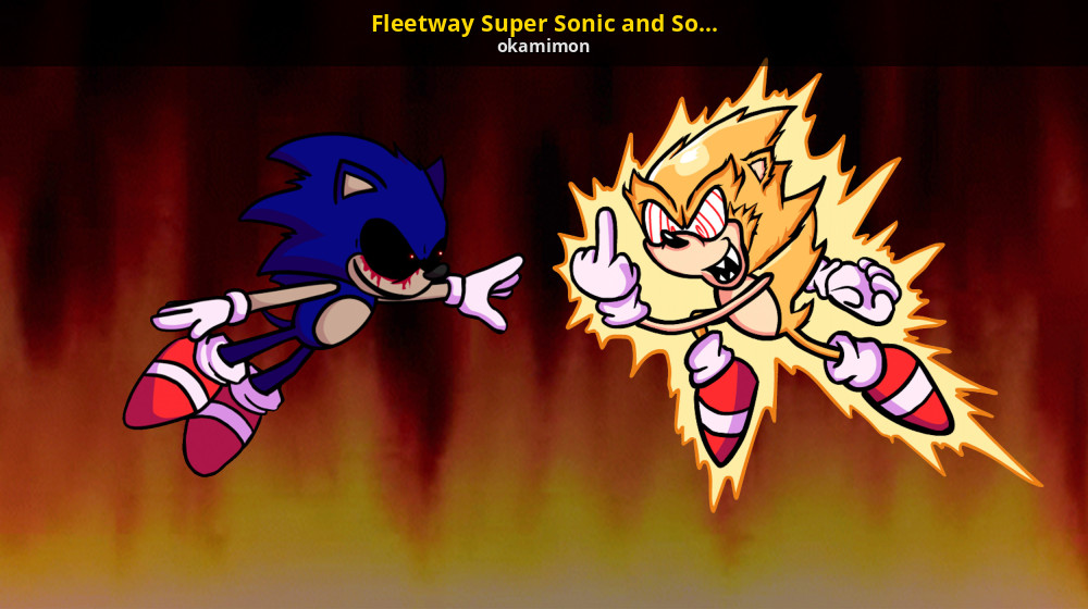 Fleetway Super Sonic and Sonic.exe sing Paralysis [Friday Night Funkin']  [Mods]