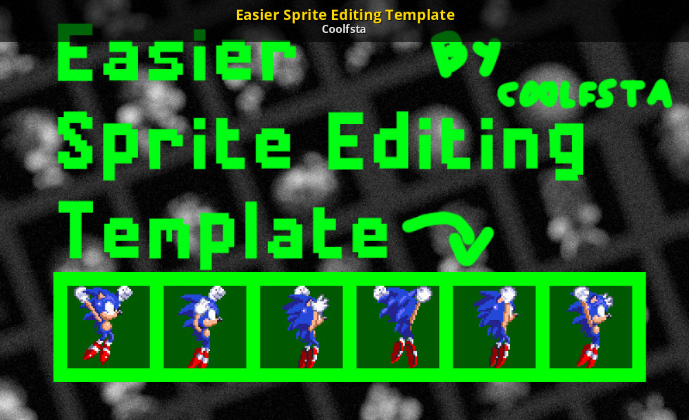 Easier Sprite Editing Template: Deluxe Edition [Sonic 3 A.I.R.] [Mods]