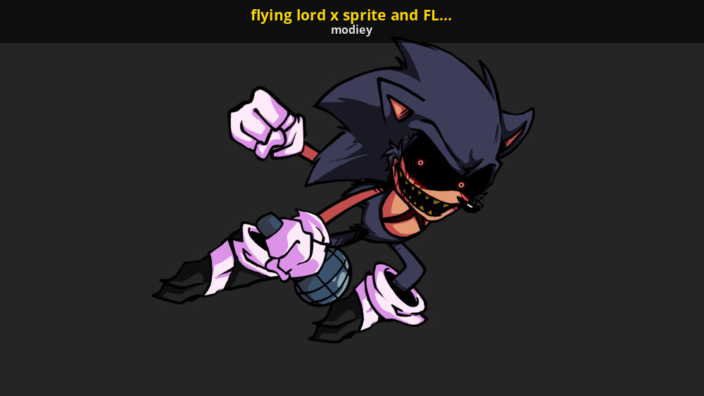 FNF Lord X Sprite by Notakin on Newgrounds