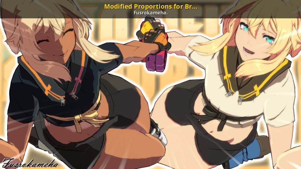 Modified Proportions for Bridget [GUILTY GEAR -STRIVE-] [Mods]