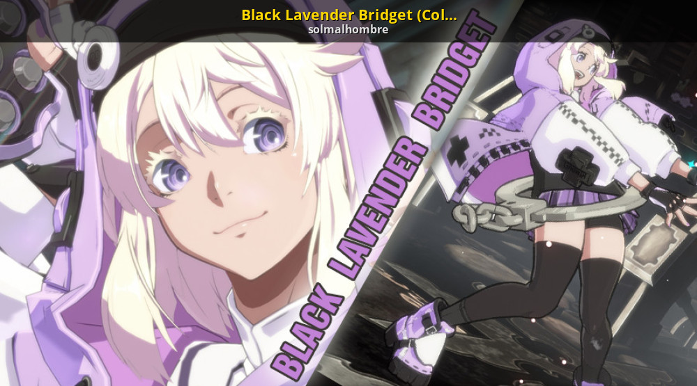 Black Lavender Bridget (Colors 1-11) [GUILTY GEAR -STRIVE-] [Mods]