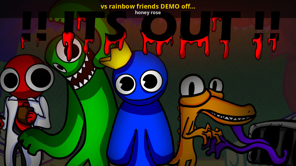 DEGO vs BLUE (RAINBOW FRIENDS) en FNF - RAINBOW FRIENDS en Friday