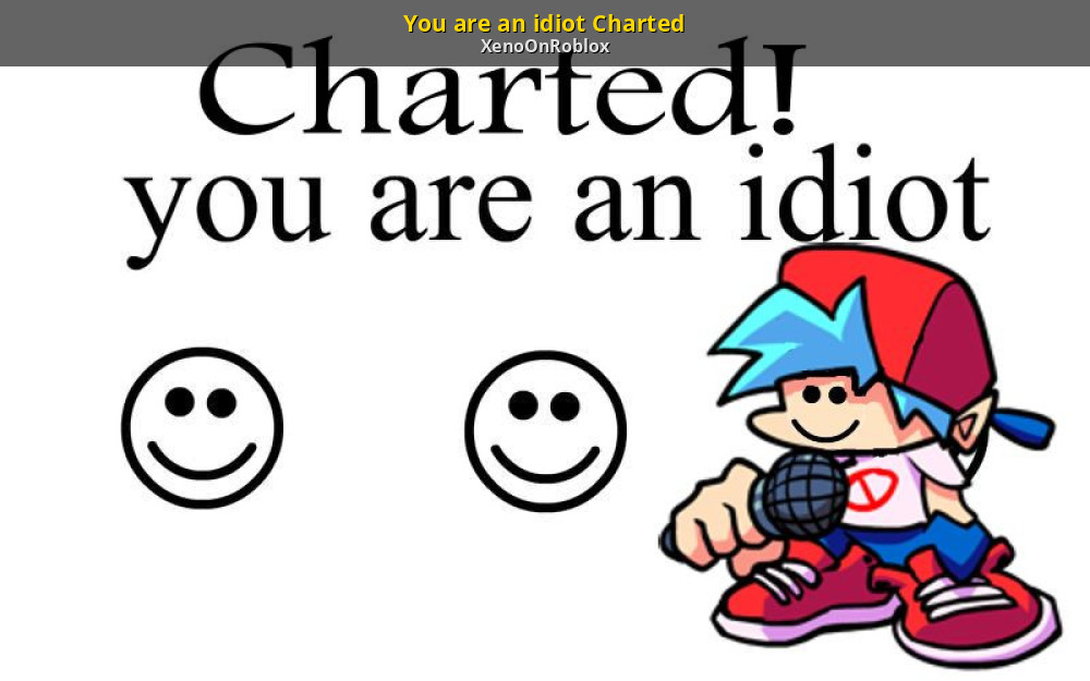 You are an idiot Charted [Friday Night Funkin'] [Mods]