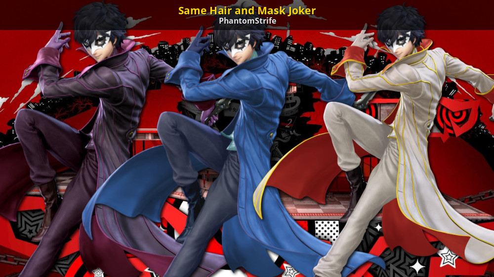 Same Hair and Mask Joker [Super Smash Bros. Ultimate] [Mods]