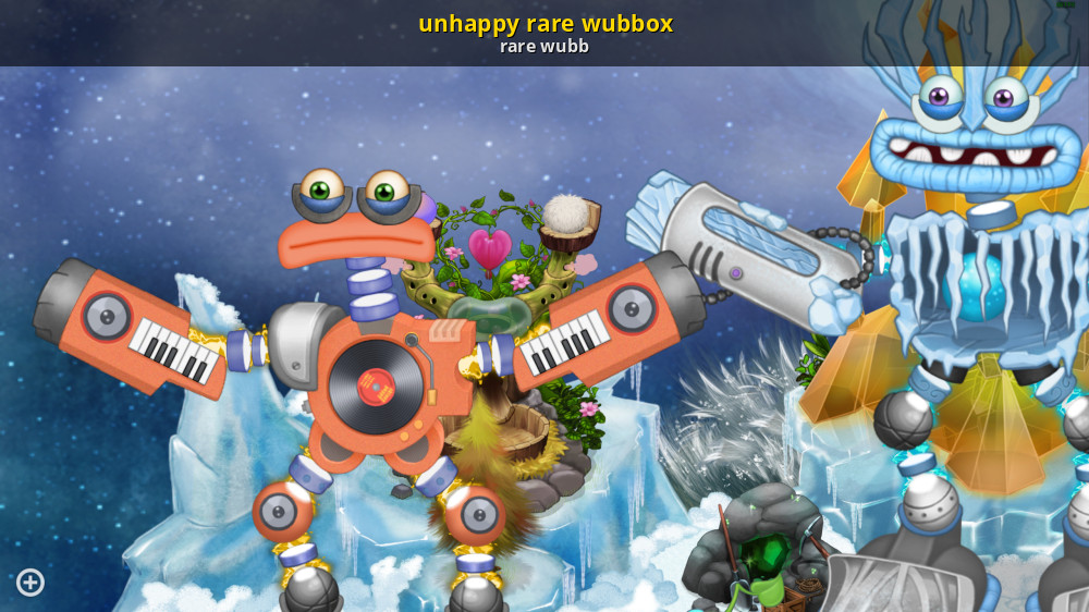 unhappy rare wubbox [My Singing Monsters] [Mods]