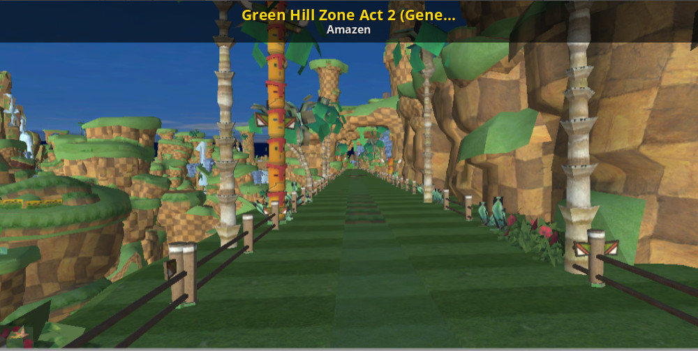 Beta Green Hill Zone Act 2 Zipline [Sonic Mania] [Mods]