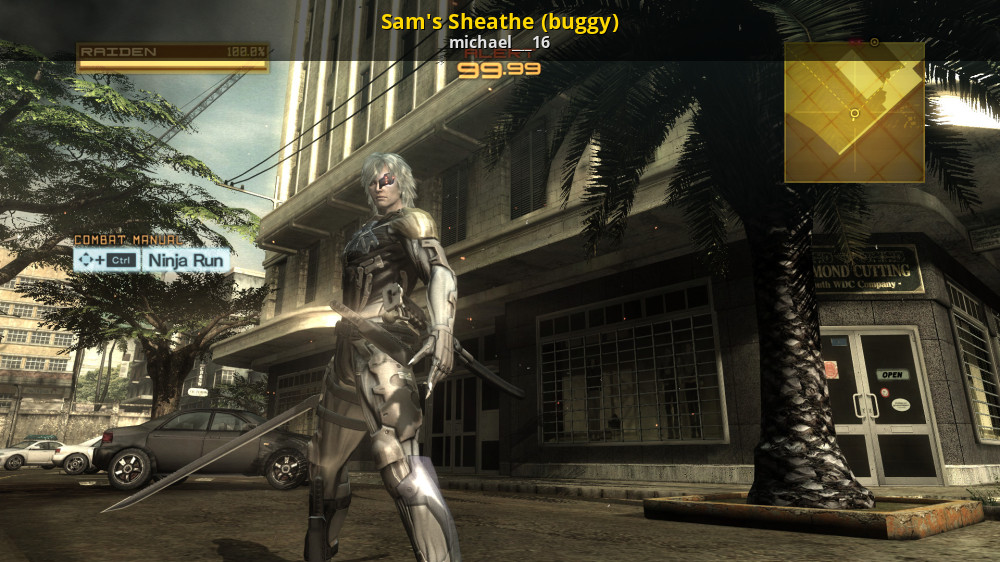 Sam's Sheathe (buggy) [Metal Gear Rising: Revengeance] [Mods]