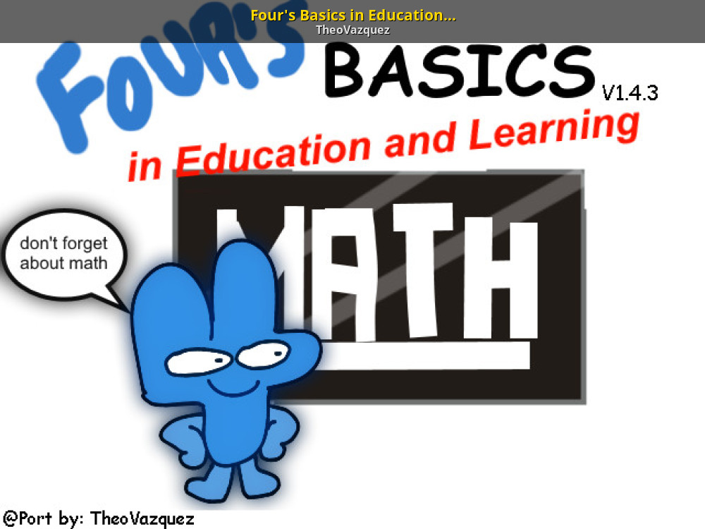 1st Prize's Basics in Education and Learning Port 1.4.3 - Baldi's Basics Mod, Baldi's Basics in Education and Learning