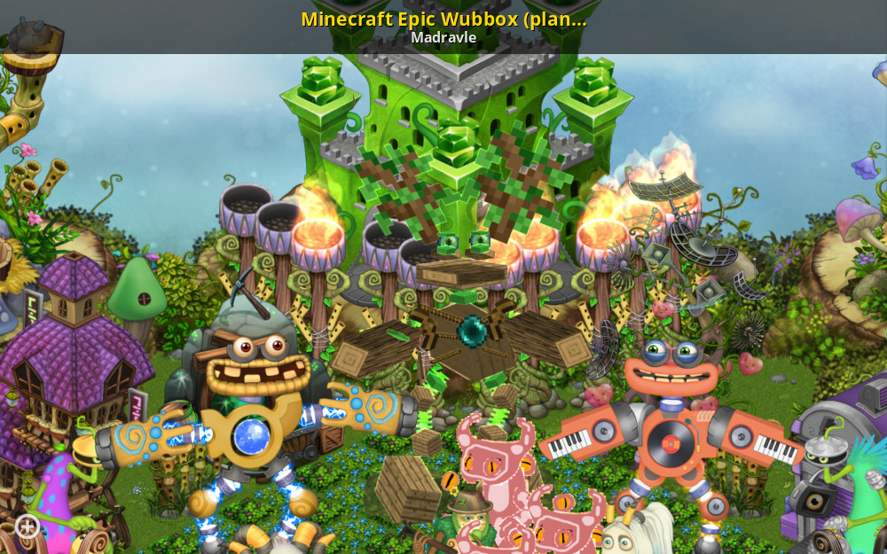 Minecraft Epic Wubbox (plant island) [My Singing Monsters] [Mods]