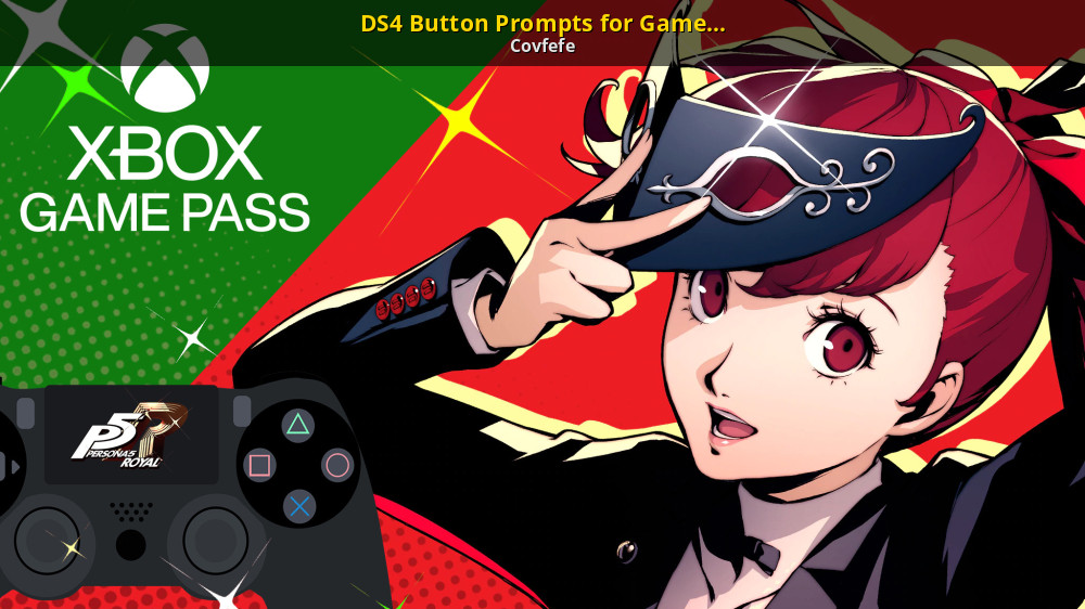 DS4 Button Prompts for Game Pass Version [Persona 5 Royal (PC)] [Mods]