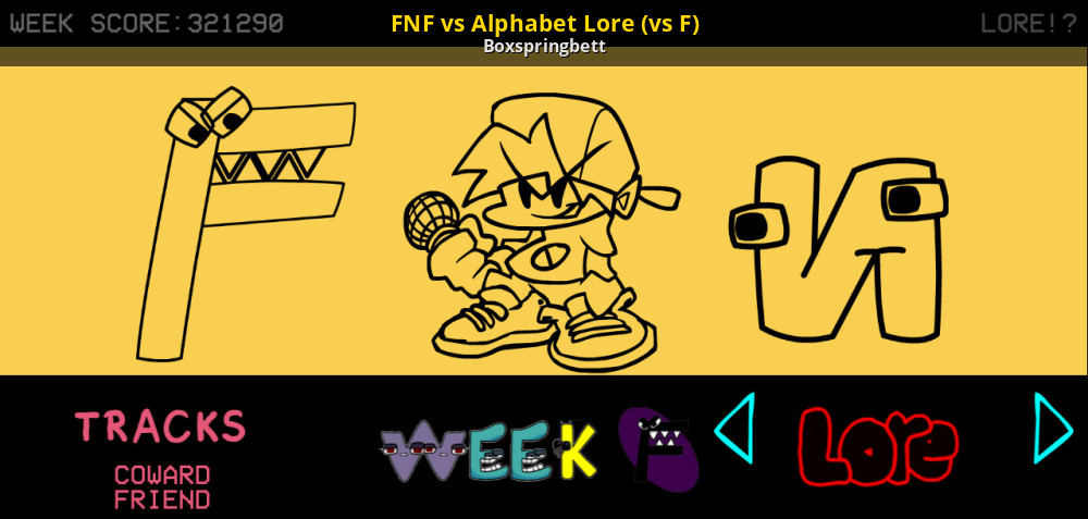 FNF vs Alphabet Lore - Play FNF vs Alphabet Lore Online on KBHGames