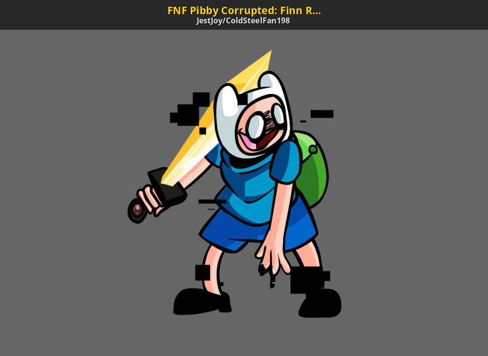 FNF Pibby Corrupted: Finn Reanimation by Brave [Friday Night Funkin'] [Mods]
