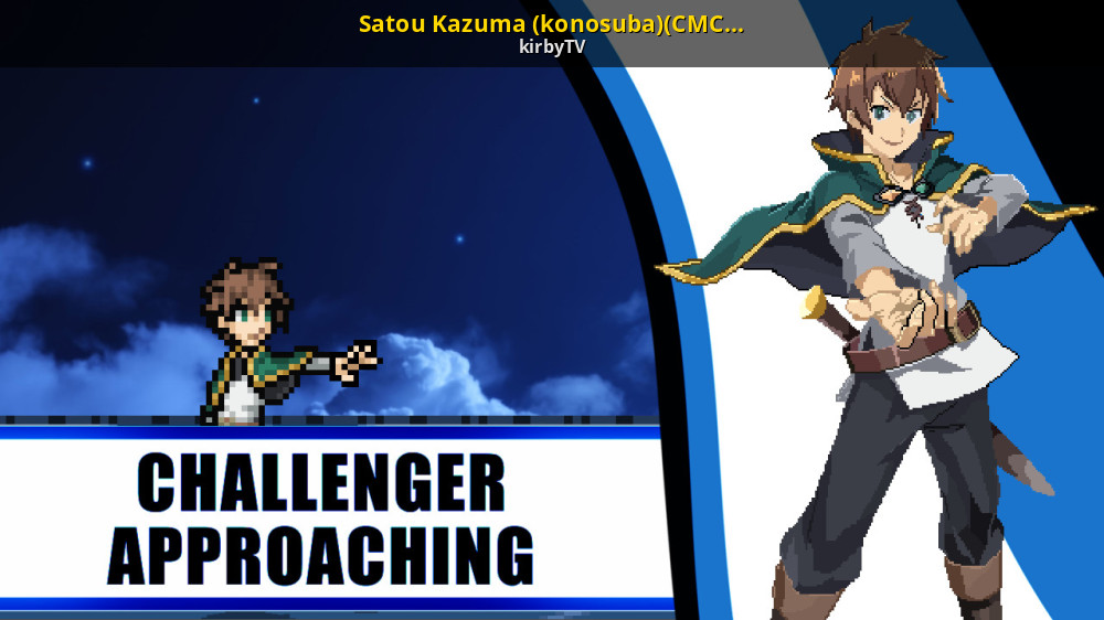 Satou Kazuma (konosuba)(CMC+/0.9.4) [Super Smash Bros. Crusade] [Mods]