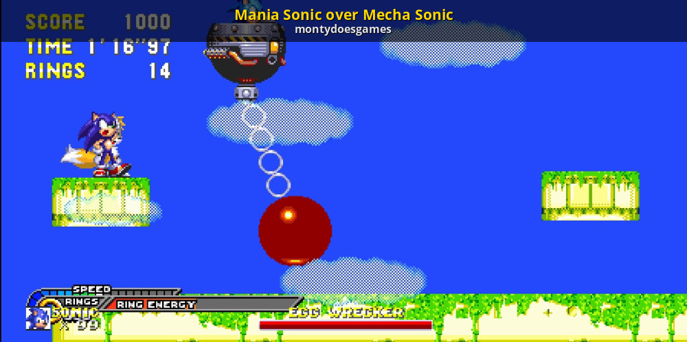 Pseudo Sonic over Mecha Sonic [Sonic 3 A.I.R.] [Mods]