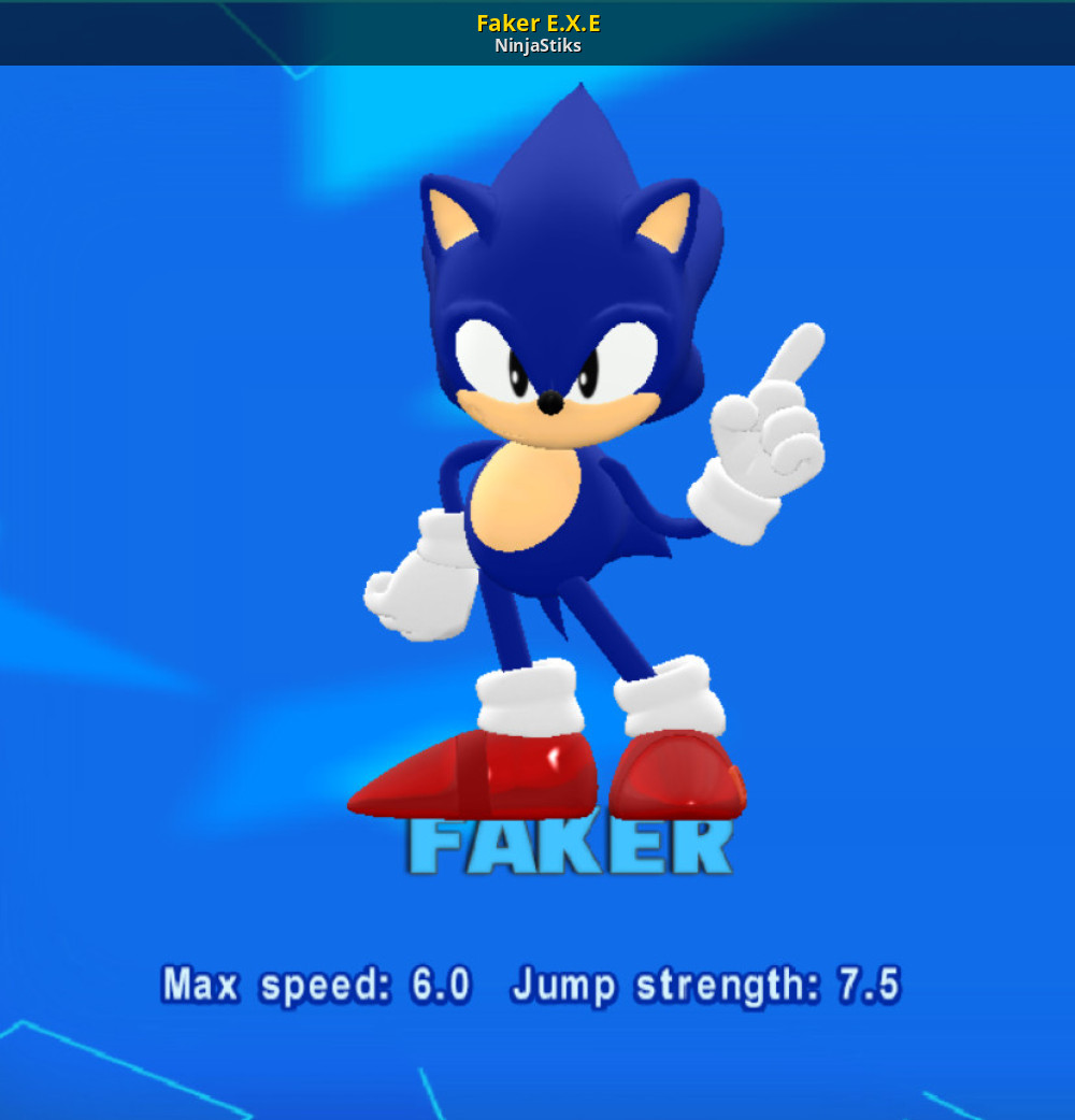 Faker E.X.E [Sonic World DX] [Mods]