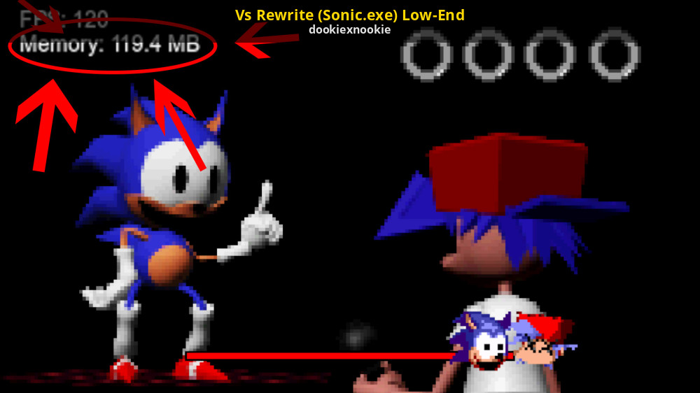 VS Sonic Exe 2.0 Optimizado Low End Pc 64 Bits 