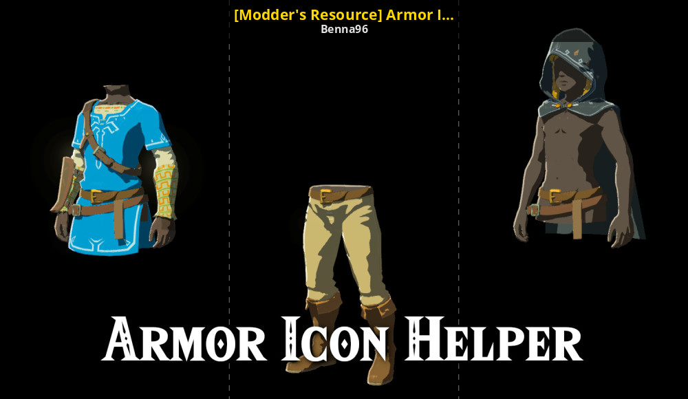 Modder's Resource] Armor Icon Helper [The Legend of Zelda: Breath