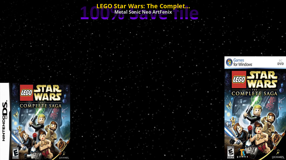 LEGO Star Wars The Complete Saga PC 100% Save file [LEGO Star Wars: The Complete  Saga] [Mods]