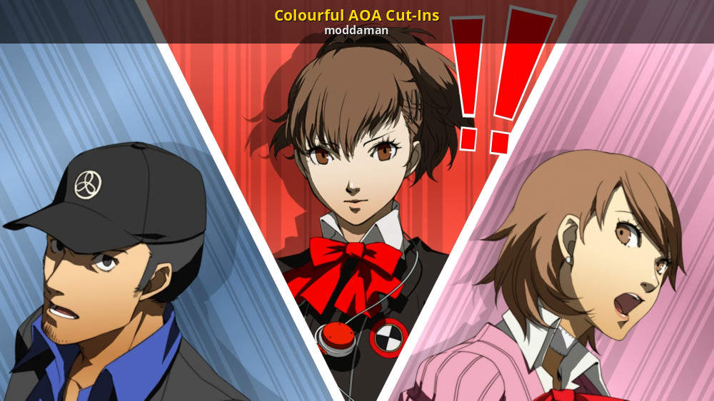 Colourful AOA Cut-Ins [Persona 3 Portable (PC)] [Mods]