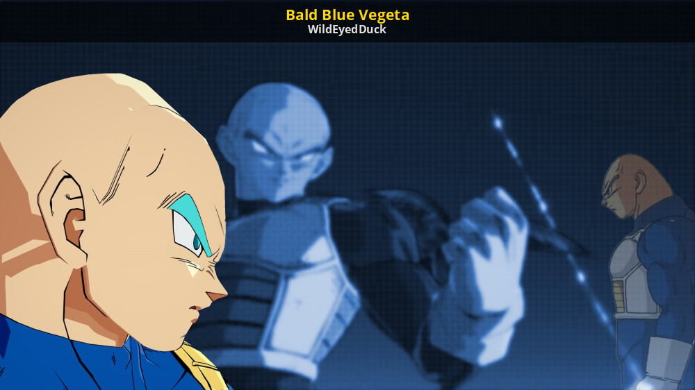 Bald Blue Vegeta [Dragon Ball FighterZ] [Mods]