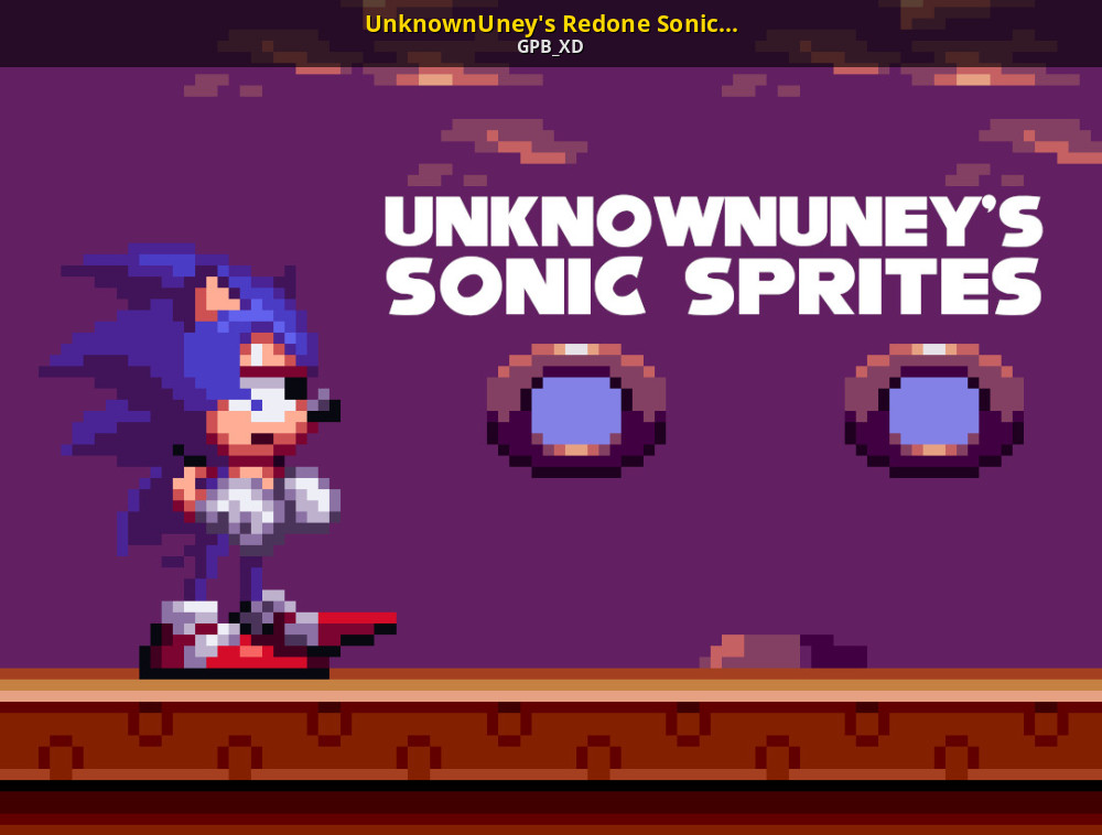 UnknownUney's Redone Sonic Sprites [Sonic the Hedgehog Forever] [Mods]