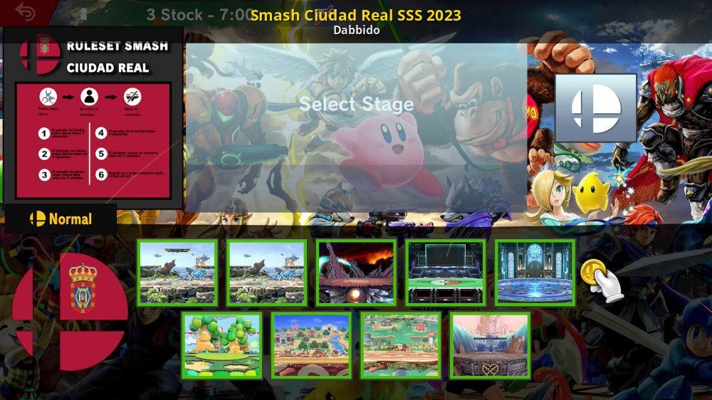 Smash Ciudad Real SSS 2023 [Super Smash Bros. Ultimate] [Mods]