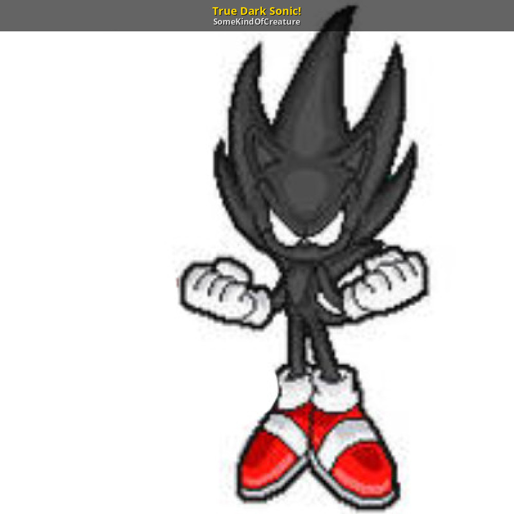 True Dark Sonic! [Sonic 3 A.I.R.] [Mods]