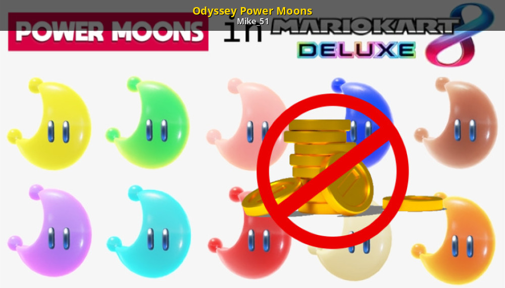 Odyssey Power Moons [Mario Kart 8 Deluxe] [Mods]