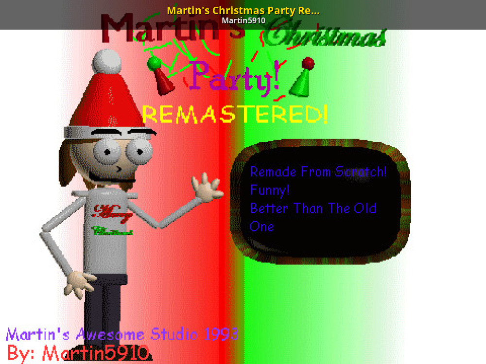 Martin's Christmas Party Remastered Pre-Release 1 [Baldi's Basics