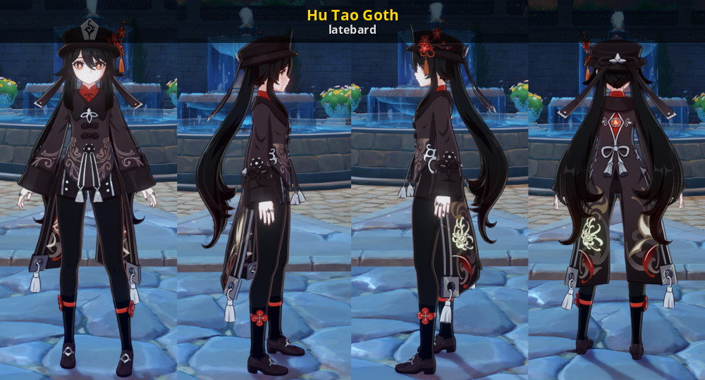 Hu Tao Goth [Genshin Impact] [Mods]