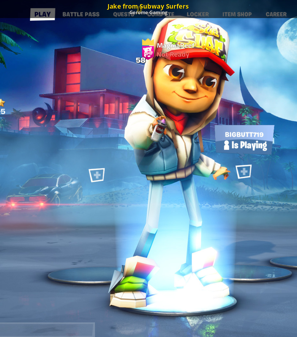 Jake from Subway Surfers [Fortnite] [Mods]
