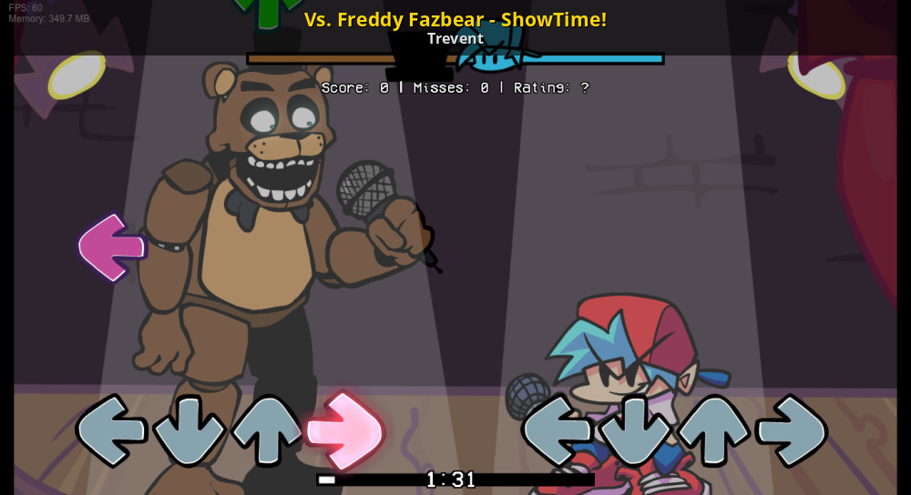 Friday Night Funkin' VS Freddy Fazbear - Showtime + Cutscenes