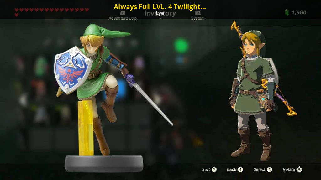 Full LVL. 4 from Link Amiibo [The Legend of Zelda: Breath of the Wild (WiiU)] [Mods]