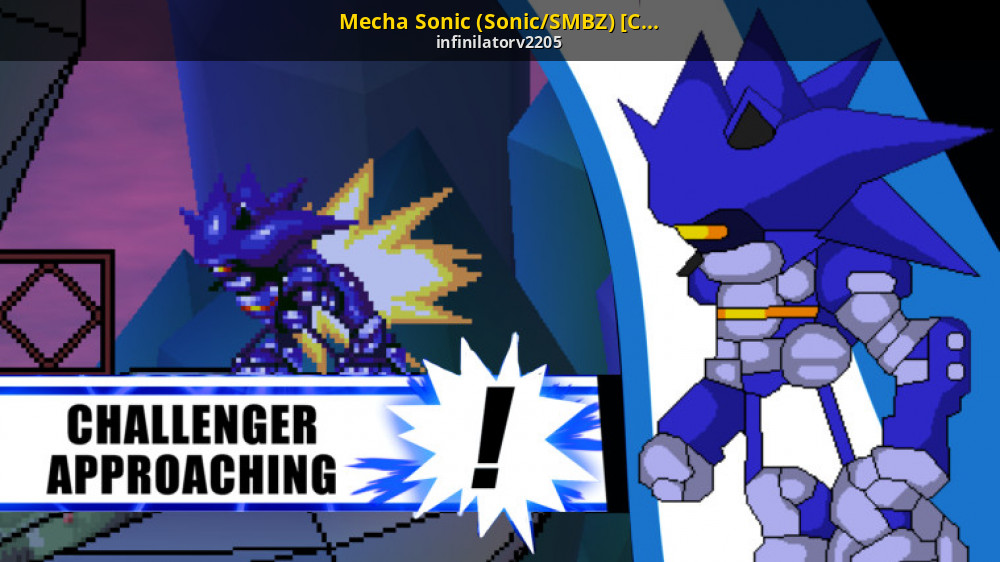 Mecha Sonic (Sonic/SMBZ) [CMC+ v7] [Super Smash Bros. Crusade] [Mods]