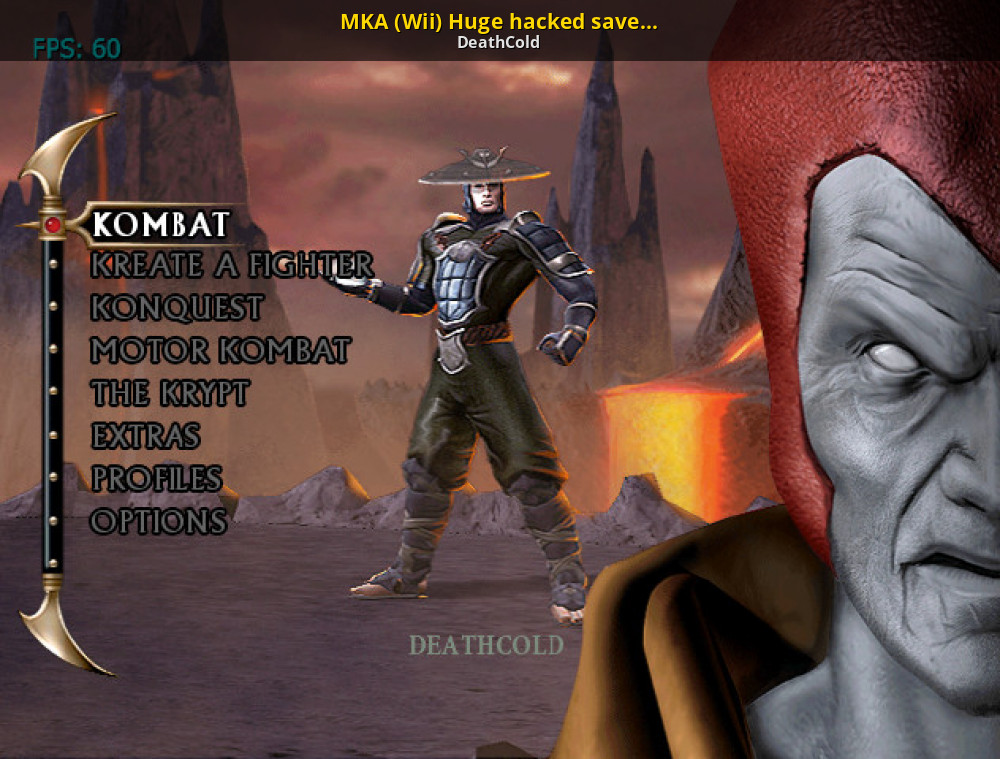 Lugar de la noche Precaución Entretener MKA (Wii) Huge hacked save game file [Mortal Kombat Armageddon] [Mods]