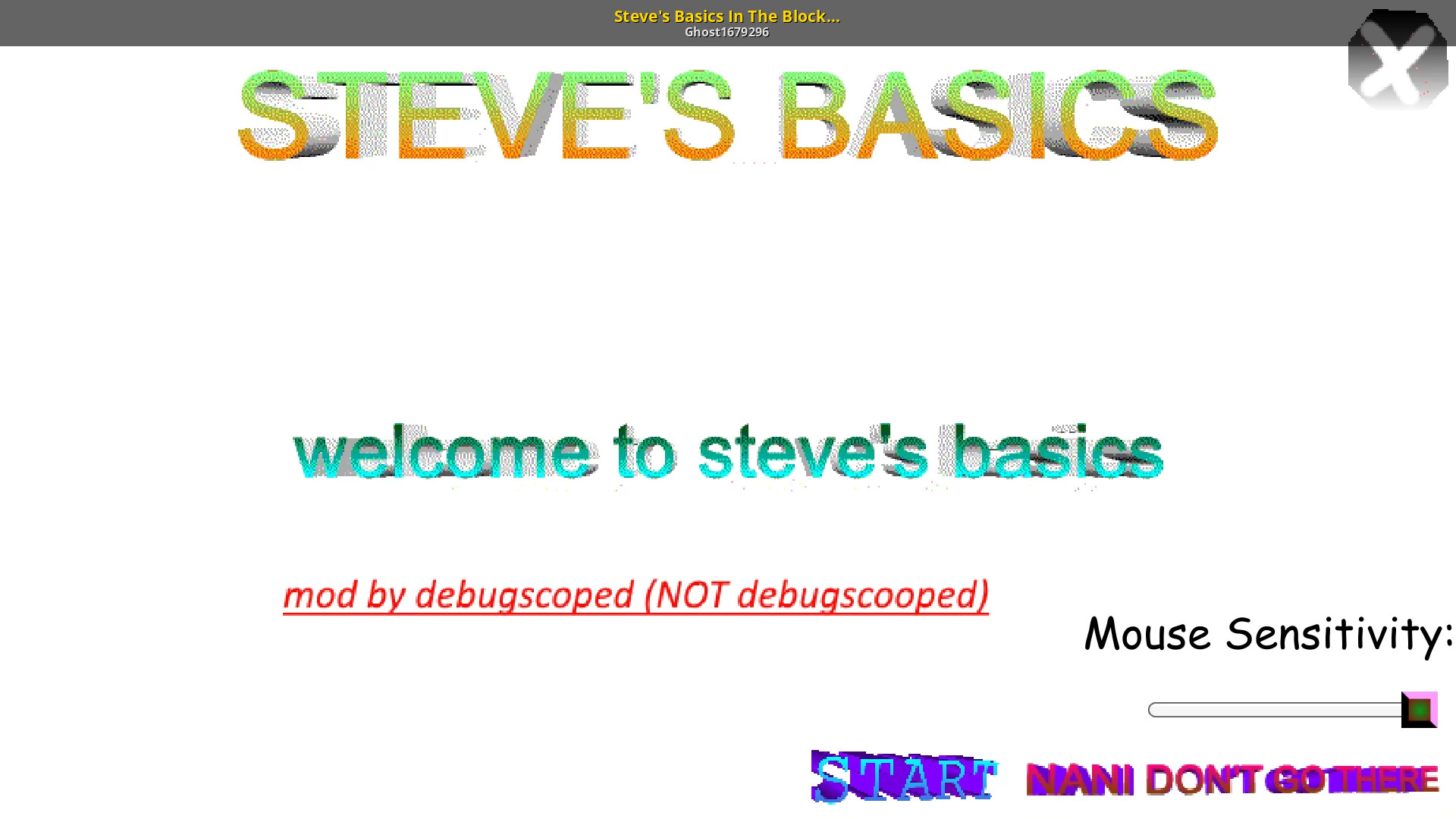 Steve's Basics In The Block Games [Baldi's Basics] [Mods]