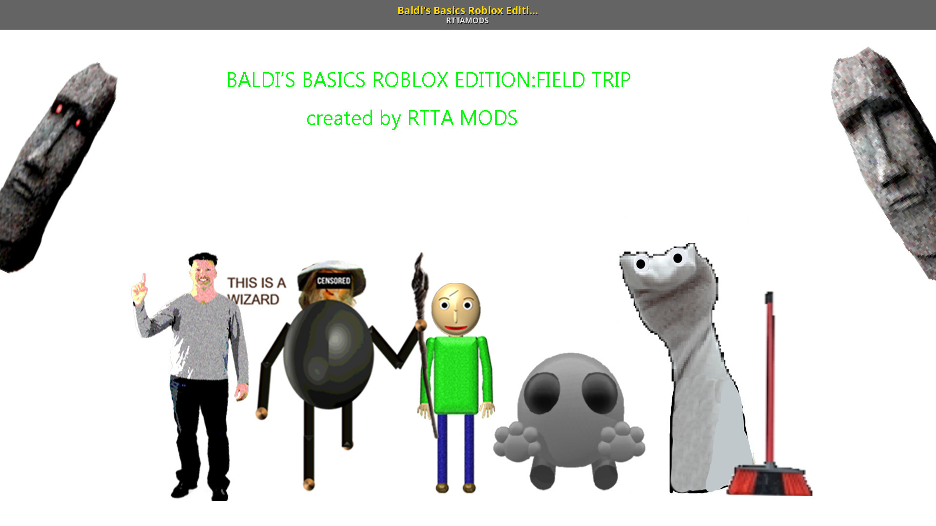 Baldi S Basics Roblox Edition Field Trip Baldi S Basics Mods - baldi's basics roblox characters