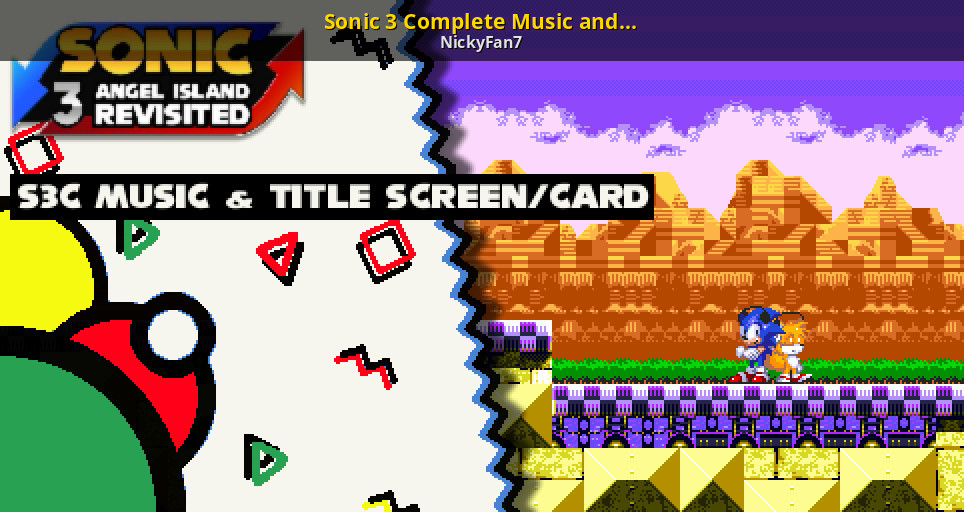 Sonic 3.exe title screen mod [Sonic 3 A.I.R.] [Mods]