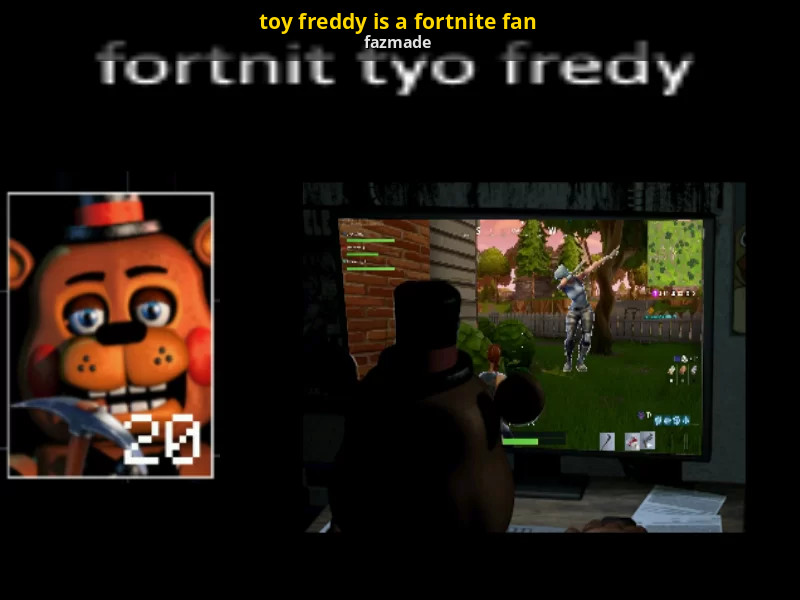 Toy Freddy Plays Games 