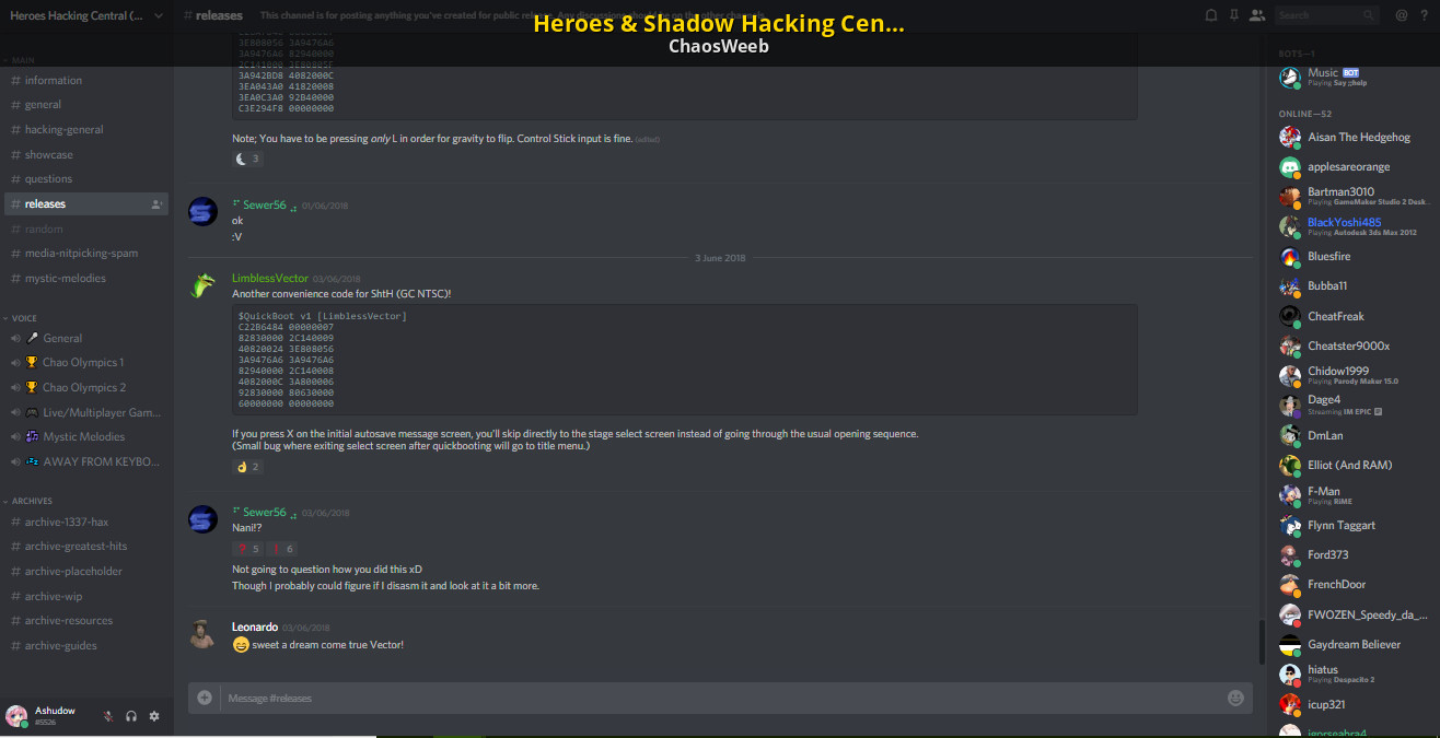Heroes Shadow Hacking Central Discord Server Sonic Heroes News