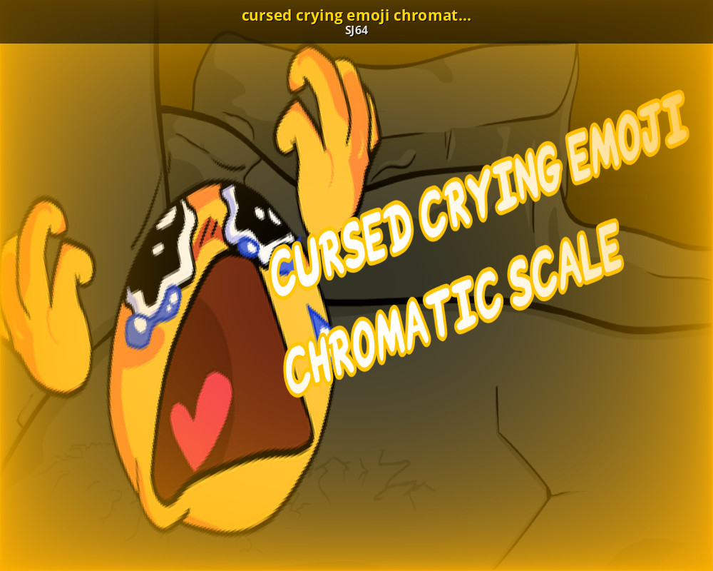 cursed crying emoji chromatic scale (so cool) [Friday Night Funkin']  [Modding Tools]