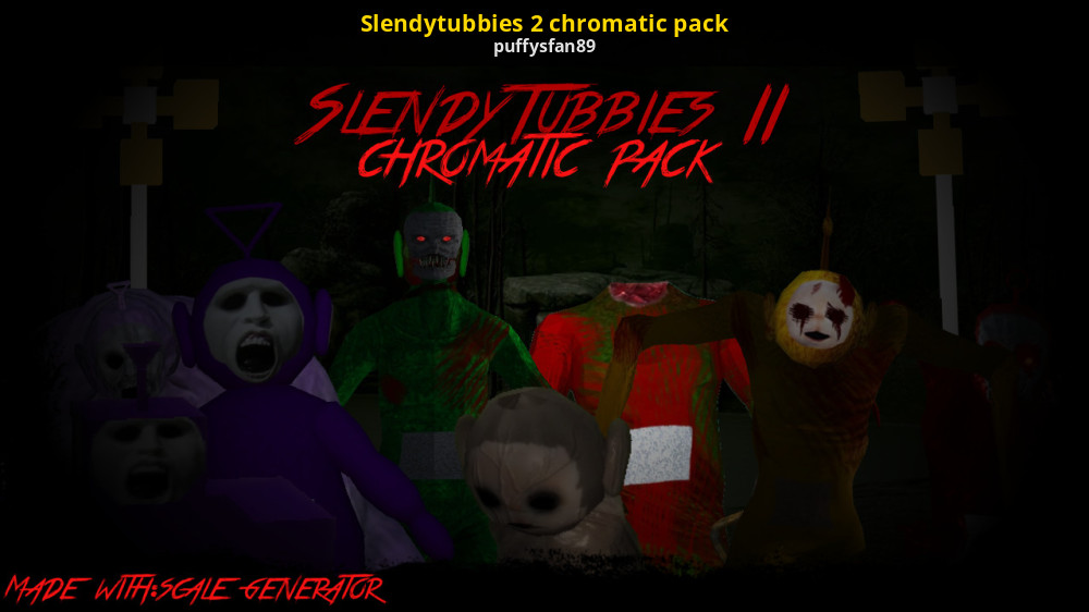 Slendytubbies 2 chromatic pack [Friday Night Funkin'] [Modding Tools]