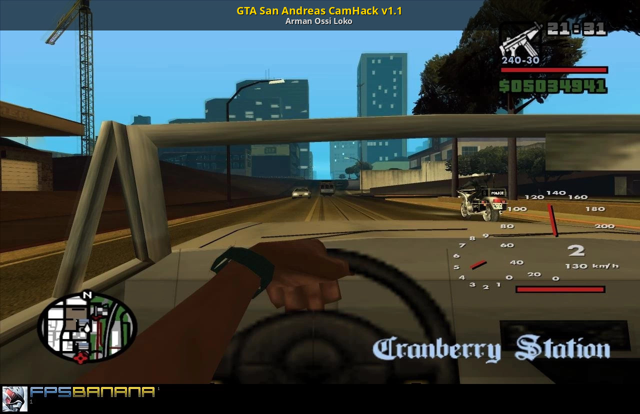 GTA San Andreas CamHack v1.1 [Grand Theft Auto: San Andreas] [Modding Tools]