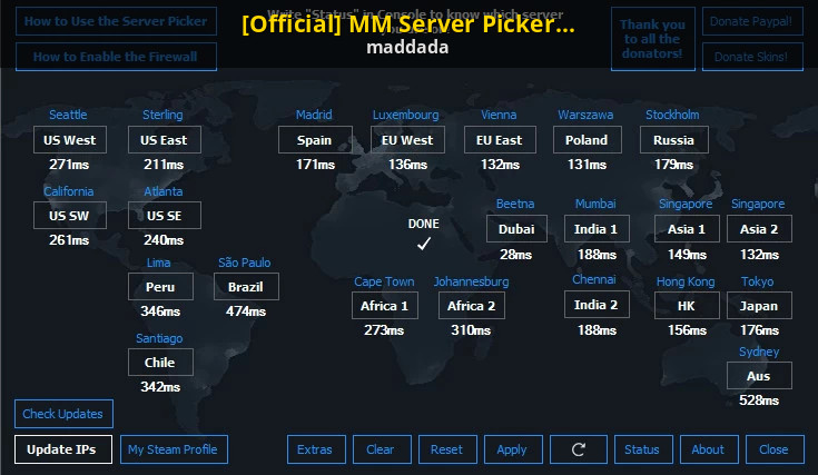 Not connected to matchmaking servers in Manaus
