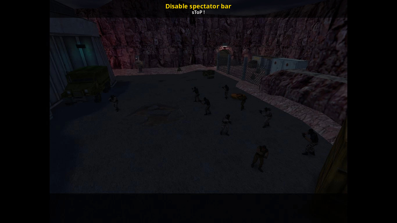 Disable Spectator Bar Counter Strike 1 6 Tutorials - how to disable black bar in script roblox