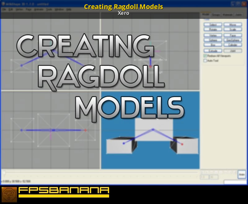 Creating Ragdoll Models Source Engine Tutorials
